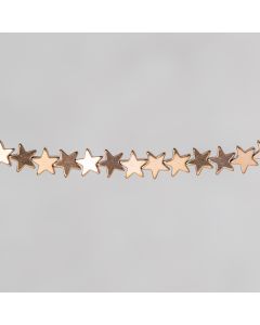 Hématite étoile 6mm "gold pink"