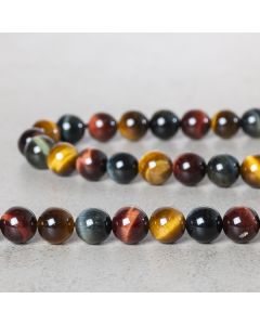 Oeil de tigre d'Afrique 3 couleurs 8mm