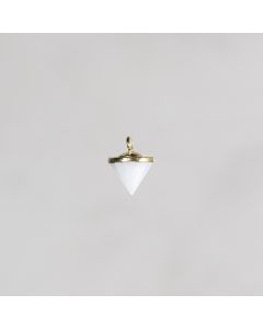 Silverite "osiris" toupie 8x9mm pl.or 5.95€x2=11.90€