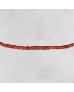 Jaspe rouge rondelle 2x4mm