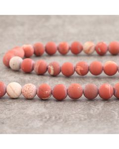 Jaspe breciated d'Afrique mat 8mm