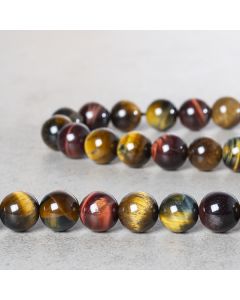 Oeil de tigre d'Afrique 3 couleurs 10mm