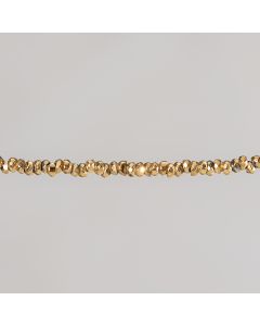 Hématite rdelle facettée vintage gold 1x2mm