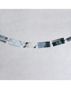 Quartz oeil d'aigle rectangle facetté 16x25mm