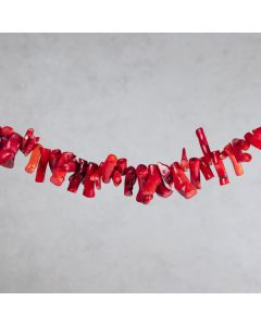 Corail bambou red branche 7-9x17-23mm