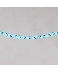 RESINE TURQUOISE TUBE 9X7MM